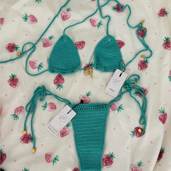 Heart of Sun swimsuit SET!! size small - Picture 2 of 4